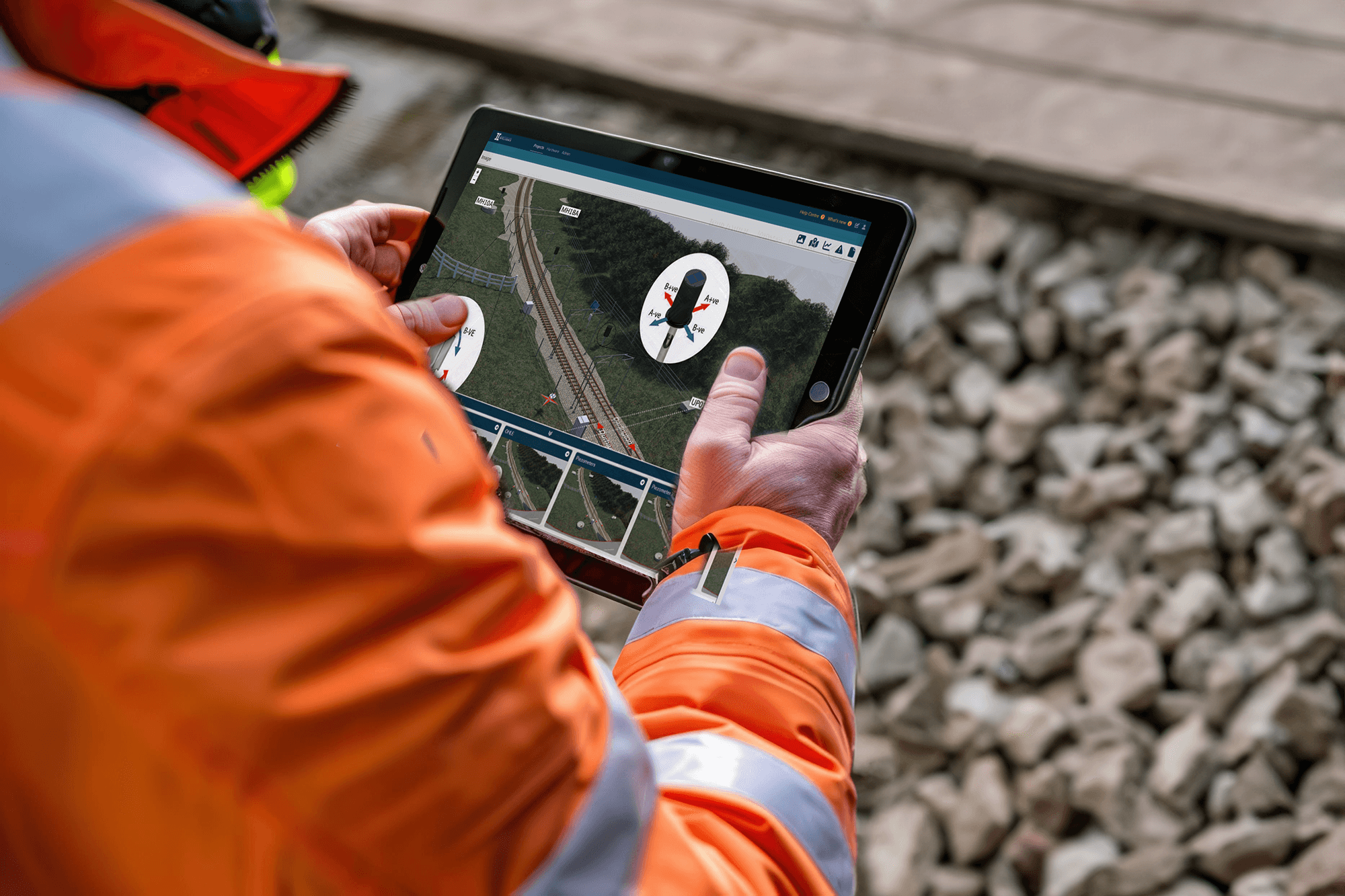 Rail monitoring ipad