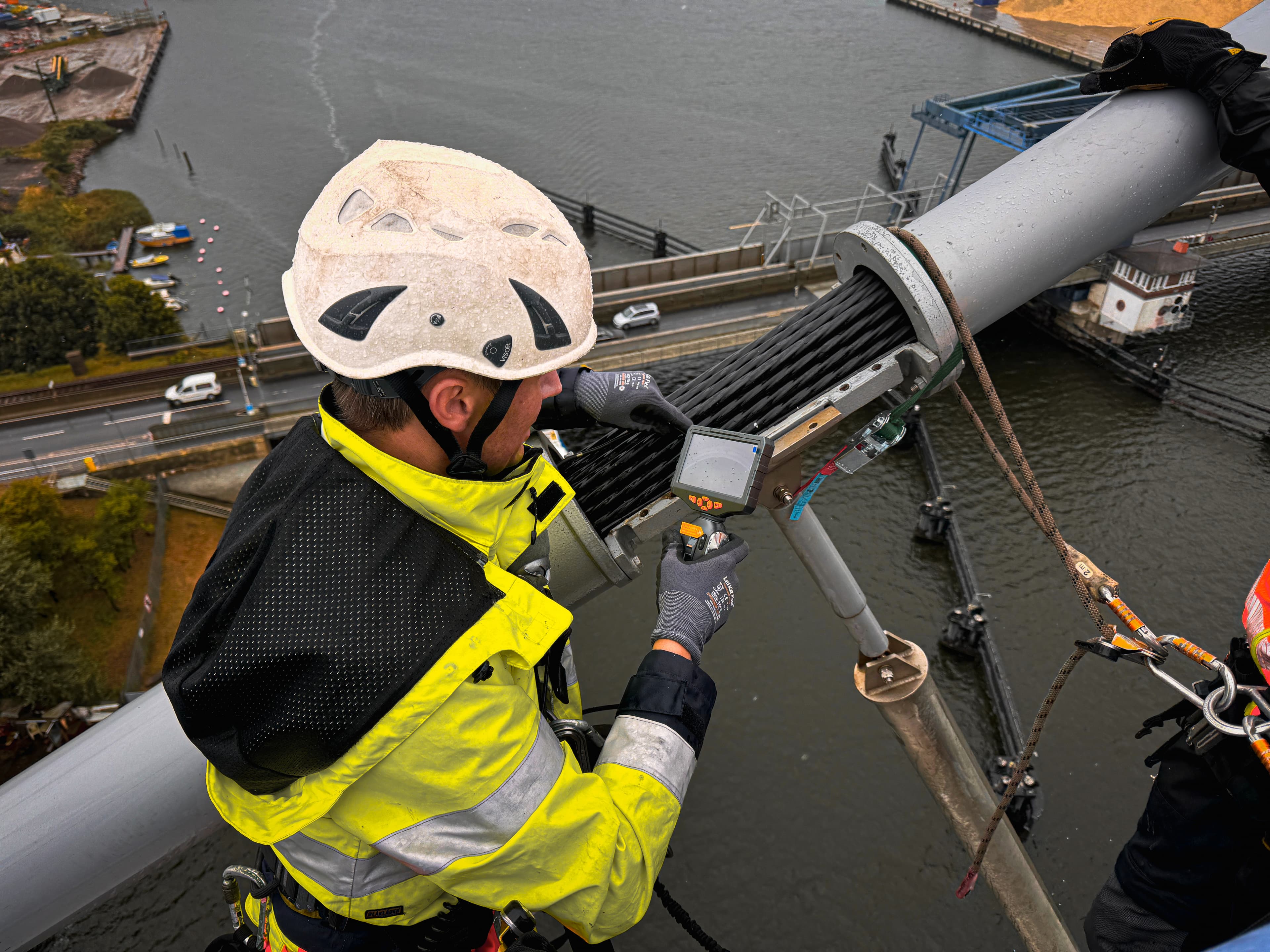 Anchor zone inspection