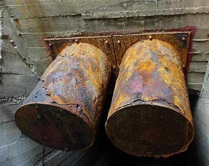 Stay Cable anchor before repair works