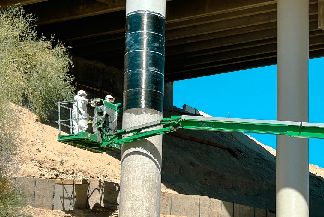 US CFRP Wrap bridge Coachella