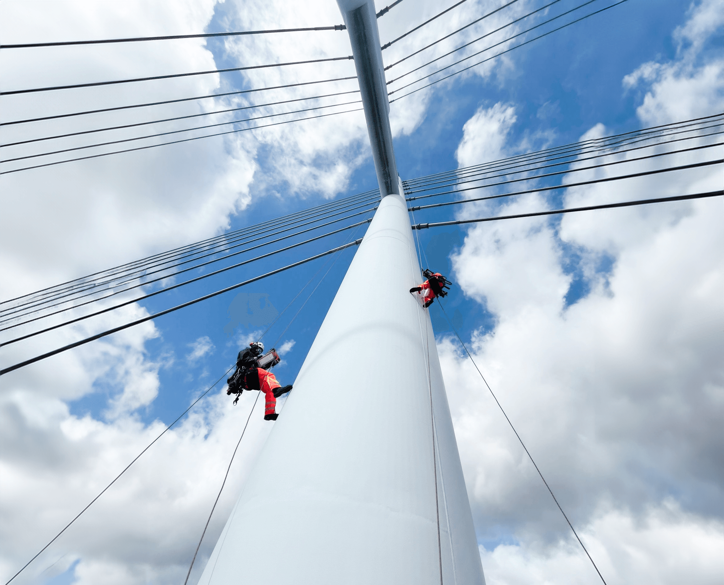 Monitoring Rope acess bridge